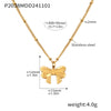 Gold Bow Necklace