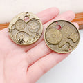 Yellow Clock Gear Metal Charms with 24 Listed Options view 12