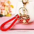 Ingot Lucky Cat Mahjong and Monkey Fortune Strap Keychain Collection view 2