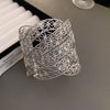 Silver Filigree Loops