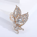 Oversized Crystal Butterfly Brooch in Six Jewel Tone Palettes view 7