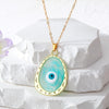 Pale Blue Oval