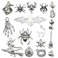 Silver-Tone Halloween Theme Metal Charms with 17 Listed Options view 5