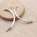 Curved Metal Bracelet Connector Bars for Jewelry Making view 4