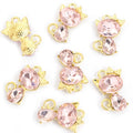 Faceted Crystal Cat Charms in Ten Colors and Two Metal Tones view 6