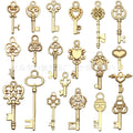 Gold-Tone Key Metal Charms with 6 Listed Options for Jewelry Making view 9