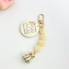 Cream Heart Bead
