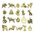 Gold-Tone Dog Metal Charms with 25 Listed Options for DIY Jewelry Making view 5