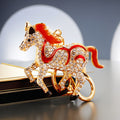 Jeweled Winged Horse Heart Pouch and Fortune Wrist Loop Keychains view 7