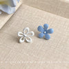 Blue White Flower