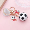 Soccer Charm Keychains in 36 Pictured Variations for Bags and Keys view 4