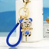 Royal-Blue-Strap Blue Hugging-Tiger