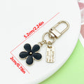 Rose, Sunflower and Daisy Charm Keychains in 42 Pictured Variations for Bags and Keys view 8