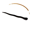 Black Curved Hair Stick With Tapered Point And Wide Handle view 5