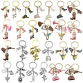 Western Cowboy Hat Boot Horse and Cactus Keychain Collection view 1
