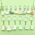 Dog Charm Keychains in 18 Pictured Variations for Bags and Keys view 1