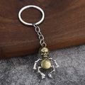 Creative Robot Skull Zinc Alloy Keychain Bag Charm Accessory