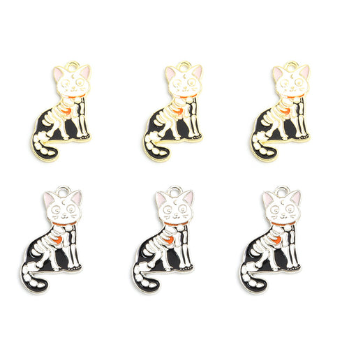 Front view of the cat charms color selection