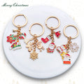 Seventy-Eight-Style Santa Reindeer Snowman and Tree Keychain Collection view 3