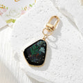 Black Resin Pressed Flower Keychains in Six Designs view 7