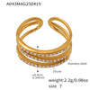 Gold Triple Band