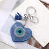Heart Blue Silver