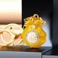 Double Sided Jeweled Fortune Bag Keychains in Five Colors plus Assorted Option view 3