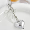 Silver Heart Bow