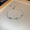 Silver Clear Ovals