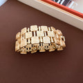 Metal Spiral Disc Stretch Bracelet Gold Silver 4 Styles view 6