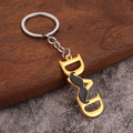 MOM, DAD, And Crown Number 5 Metal Keychains, 5 Styles view 6