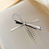 Silver Bow Clip
