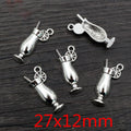 Miniature Barware and Cocktail Charms in Antique Silver Finish view 6