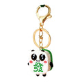 Panda Mahjong Charm Keychains with Clasps and Braided Wrist Loops view 5