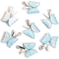 Pastel Double Wing Butterfly Metal Charms, 24 Colorways view 11