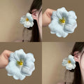 Soft Foam Flower Duckbill Hair Clip 4 Color Styles view 1