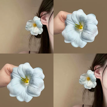 Soft Foam Flower Duckbill Hair Clip 4 Color Styles