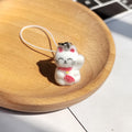 Flocked Mini Animal Phone Charms Lobster Clip 7 Styles view 10