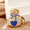 Royal-Blue Heart-Fortune-Pouch