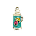 Vintage Enamel Zinc Alloy Bicycle Sewing Machine Camera Charm Pendant for DIY Jewelry Making