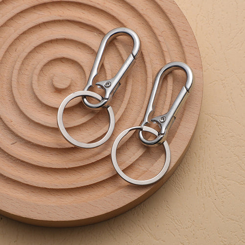 Metal Carabiner Keychain for Belt Loop and Motorcycle Keys