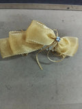 Sheer Organza Bow Banana Clip Rhinestone Blue Pink Yellow view 8