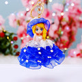 Jeweled Wedding Gown Doll Keychains in Nine Colors plus Assorted Option view 11