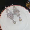 Silver Ornate Drop
