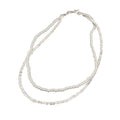 Silver Pearl Chip Bead Necklaces Heart Pendant Three Styles view 5