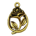 Matte Gold-Tone Sun and Sunflower Metal Charms with 25 Listed Options view 12