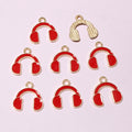 Headphone Enamel Alloy Charms in Seven Color Options view 12