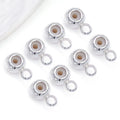 Silicone Stopper Beads With Optional Side Loops in Three Sizes view 8