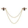 Bee Tassel Five Designs Metal Brooch Pin for Jackets and Lapels view 7