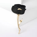 Long Stem Shell Flower Brooch for Jackets Scarves and Lapels view 7
